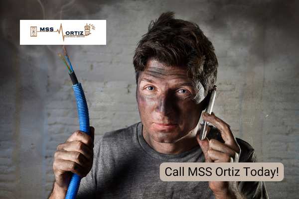Homeowner calling MSS ortiz to schedule an annual electrical inspection